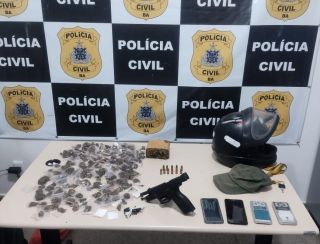 Homem é preso por suspeita de tráfico e porte ilegal de arma de fogo em Santo Antônio de Jesus