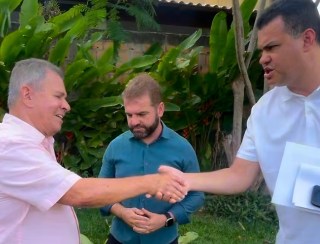 Deputado Federal Dal Barreto anuncia investimentos para Dom Macedo Costa em primeira visita oficial na gestão do prefeito Tote Froes