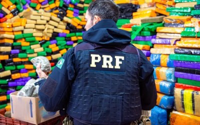 PRF registra recorde histórico no combate ao tráfico de drogas em 2024