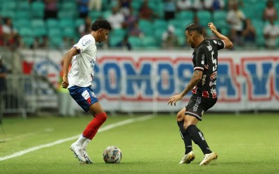 Bahia desperdiça chances, leva golaço e perde do Atlético de Alagoinhas na Fonte Nova